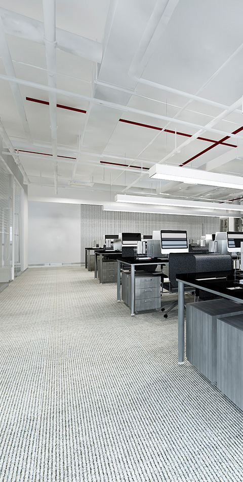 modern office interior with multiple desks and chairs arranged neatly showcasing a clean and organized workspace optimal for productivity with a focus on collaboration and efficiency featuring twelve workstations and bright lighting
