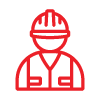 construction worker wearing a hard hat representing safety and reliability in the construction industry with 6 essential skills